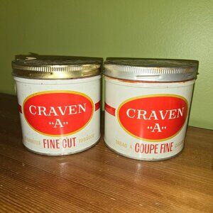 vintage craven A tobacco cane